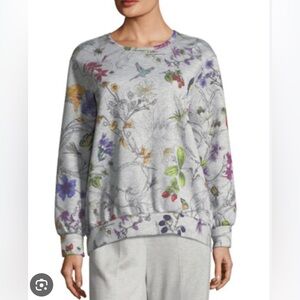 Escada Long Sleeve Floral Jersey